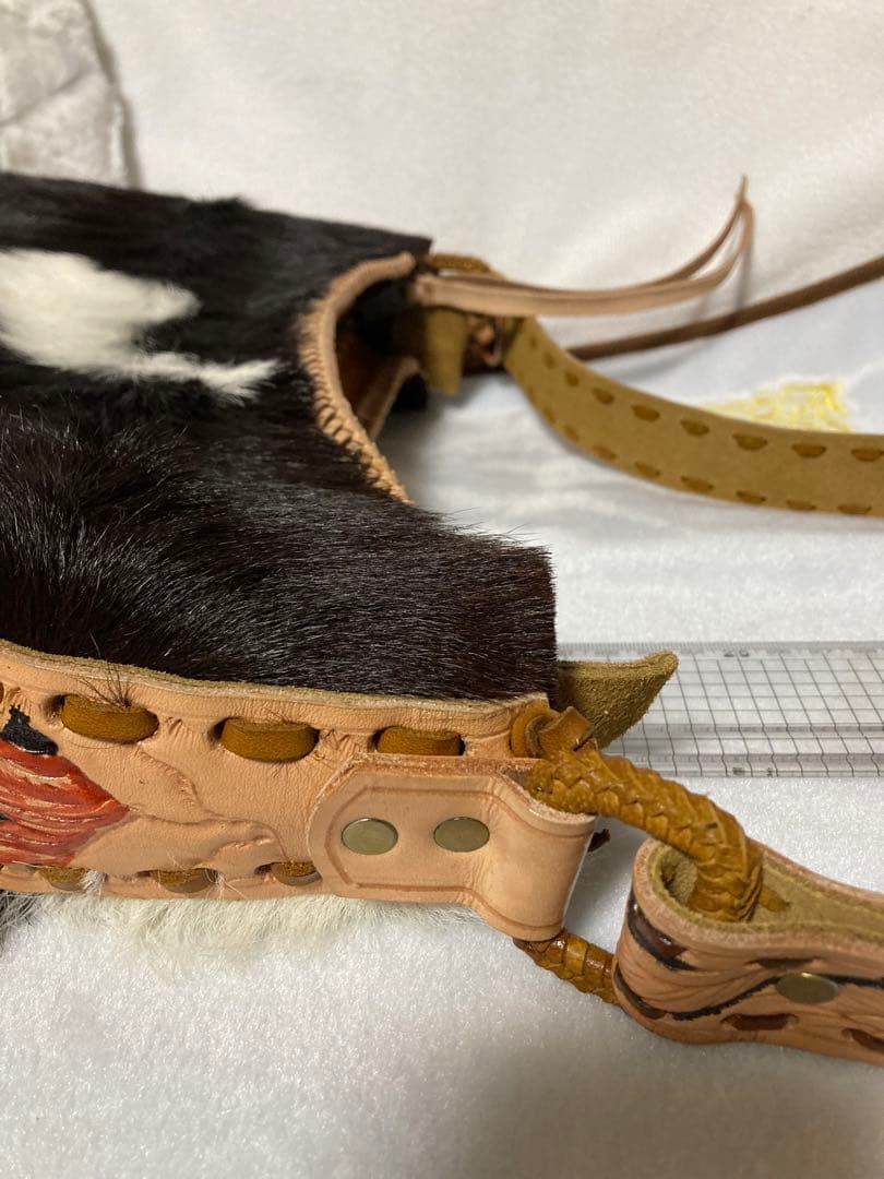 j*o様 売り尽くし！ハラコ ショルダーバッグ 本革使用