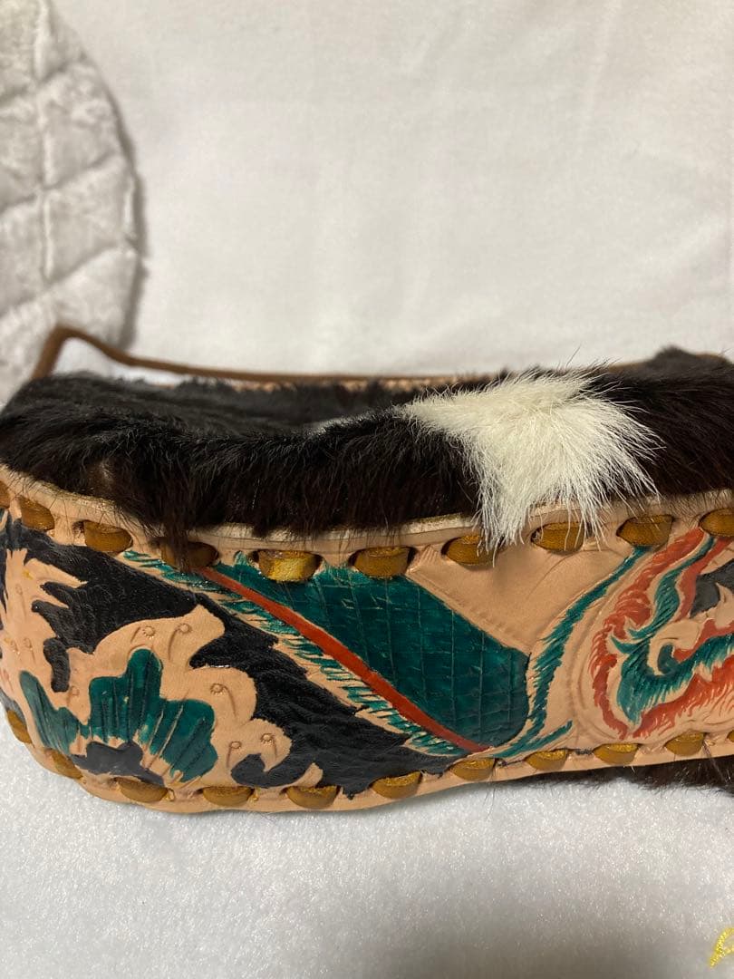 j*o様 売り尽くし！ハラコ ショルダーバッグ 本革使用