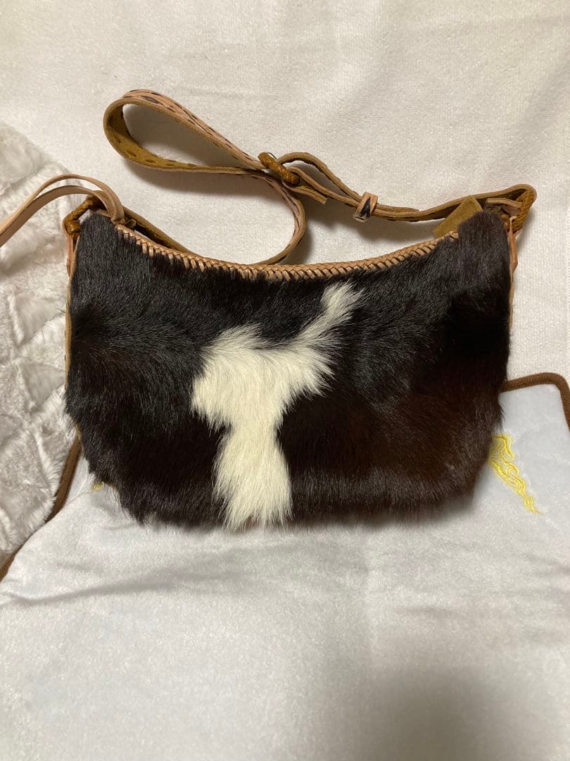 j*o様 売り尽くし！ハラコ ショルダーバッグ 本革使用