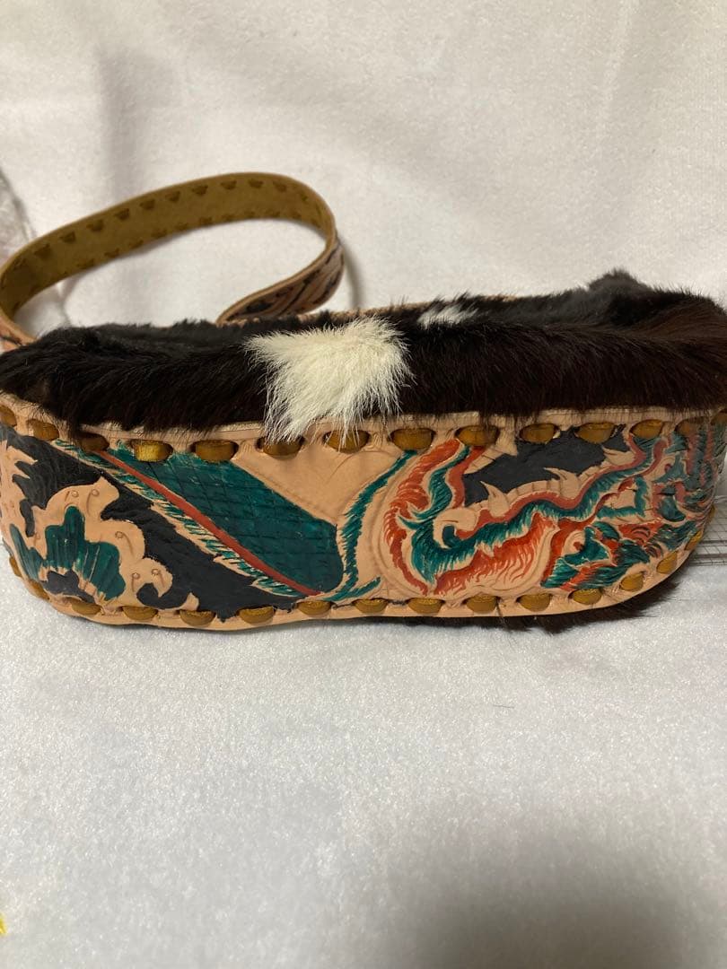 j*o様 売り尽くし！ハラコ ショルダーバッグ 本革使用