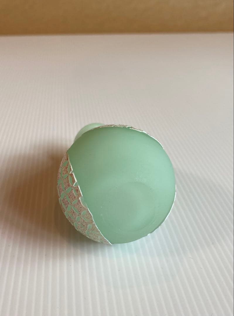 吹きガラス 蓋物 ( 振出 )