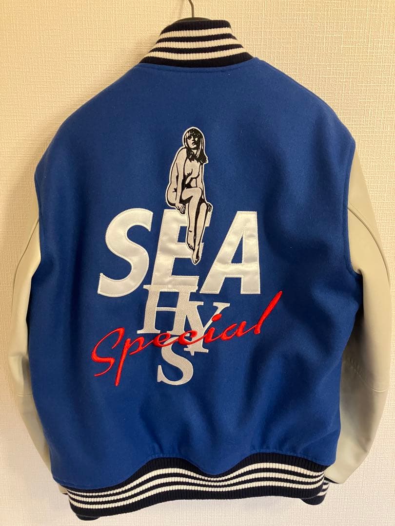 s*e様 wind and sea ヒステリックグラマー　スタジャン　ブルー　キ