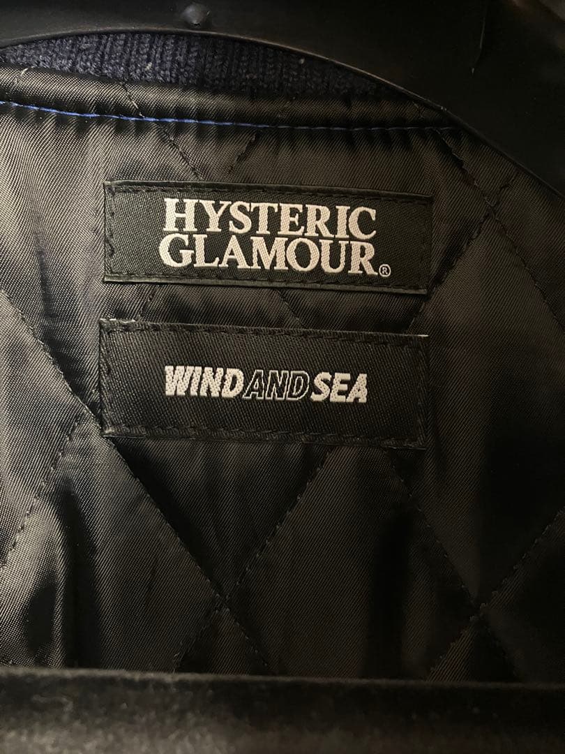 s*e様 wind and sea ヒステリックグラマー　スタジャン　ブルー　キ