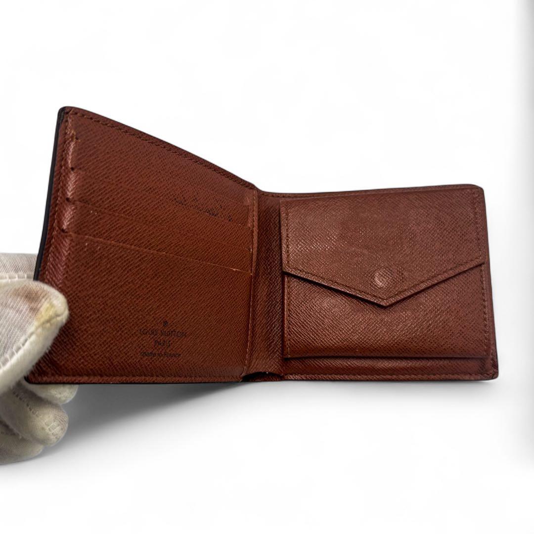 【現行品】ルイヴィトン ポルトフォイユマルコNM 2つ折り財布 モノグラム IC