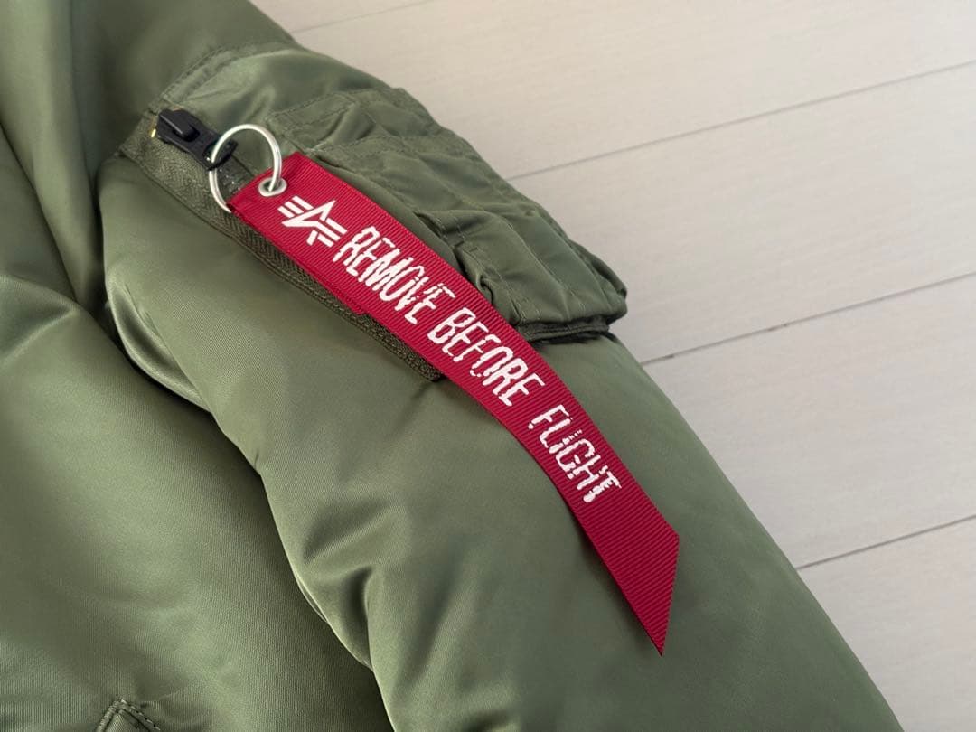 【極美品】ALPHA MA-1 フライトジャケット リバーシブル 中綿 L