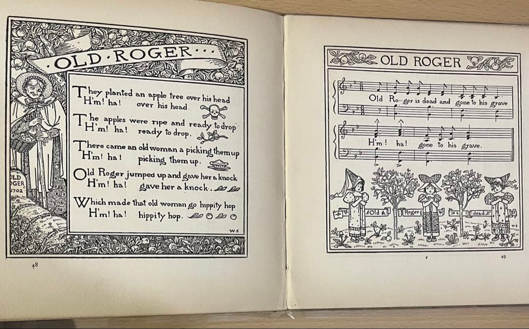 NO.252 希少 古書 洋書 アンティーク ビクトリアン　童謡　児童書