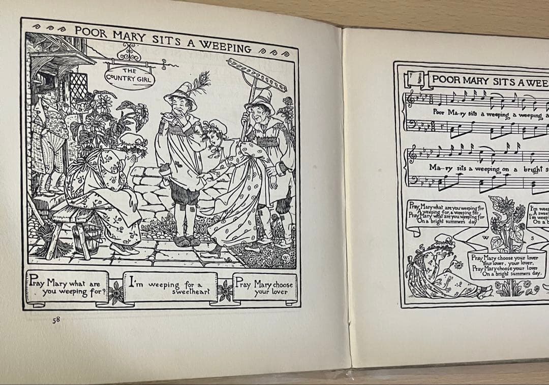 NO.252 希少 古書 洋書 アンティーク ビクトリアン　童謡　児童書