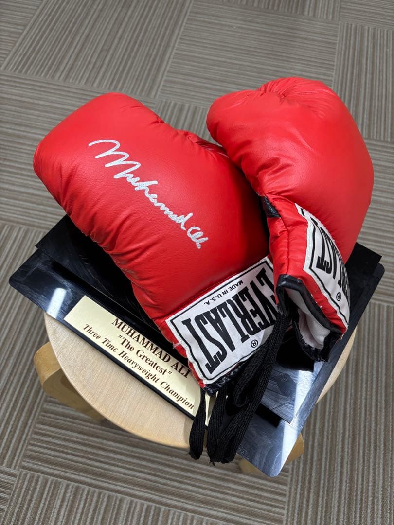ムハマド・アリ グローブ サイン入り