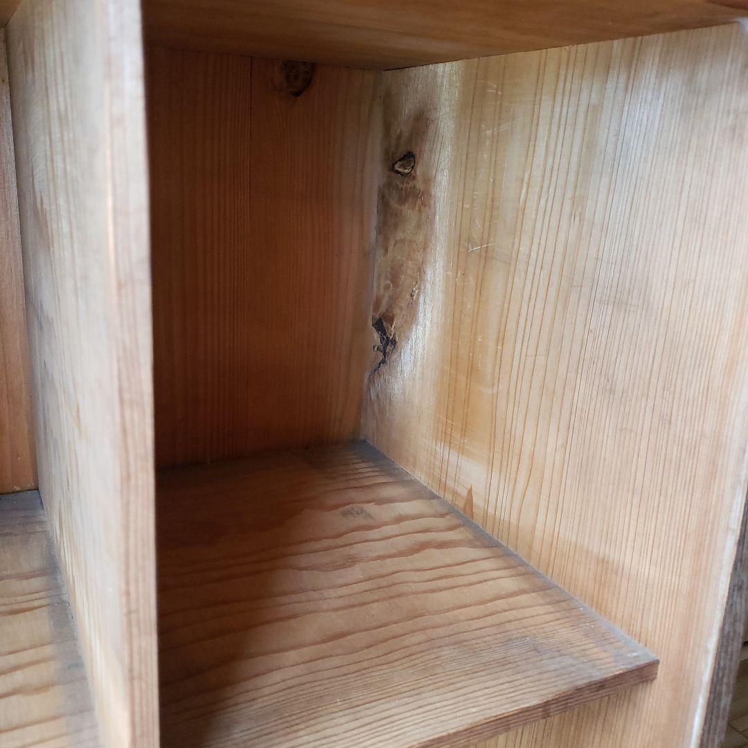 アンティーク 古い枡棚 古家具 引き出し 棚　収納棚 ディスプレイ