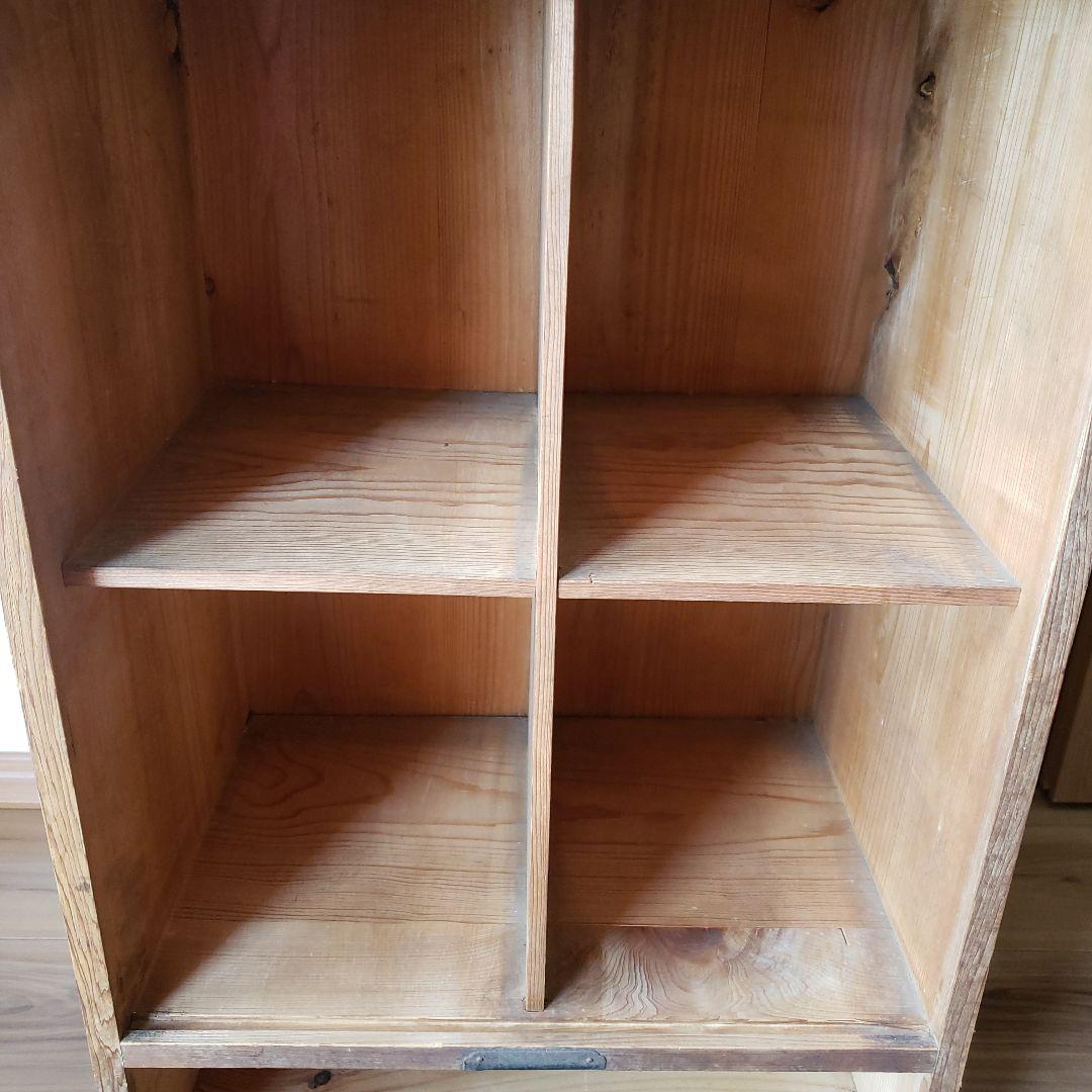 アンティーク 古い枡棚 古家具 引き出し 棚　収納棚 ディスプレイ