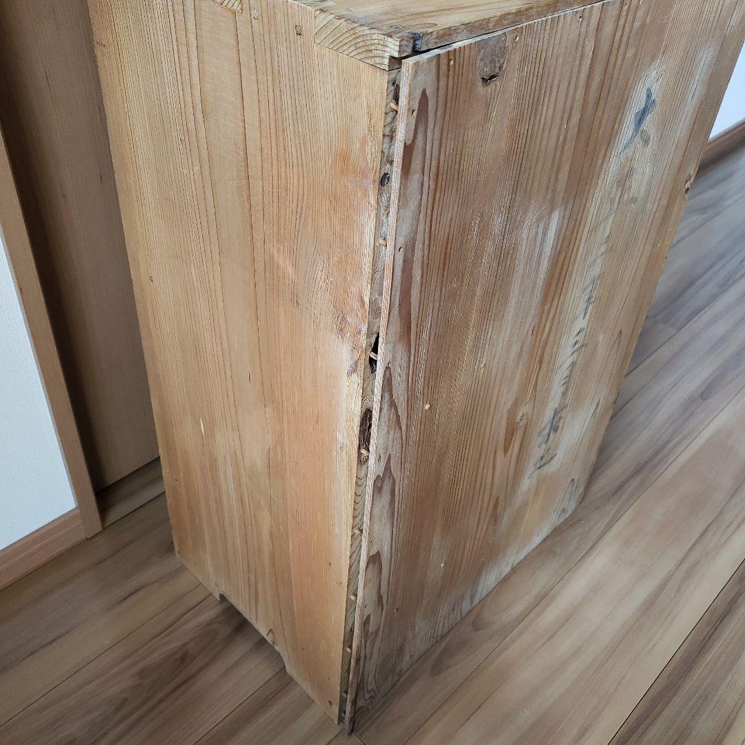 アンティーク 古い枡棚 古家具 引き出し 棚　収納棚 ディスプレイ