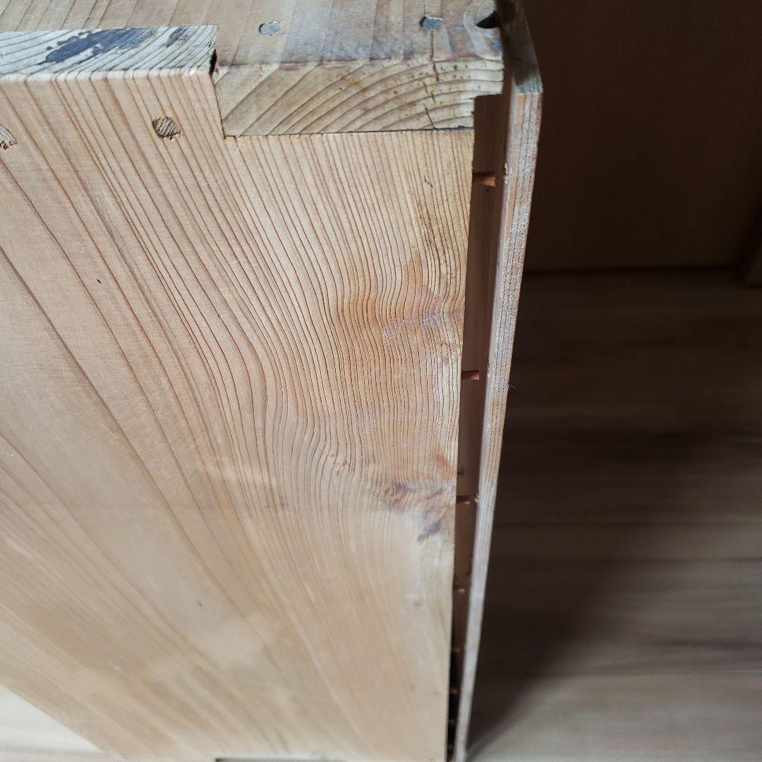 アンティーク 古い枡棚 古家具 引き出し 棚　収納棚 ディスプレイ