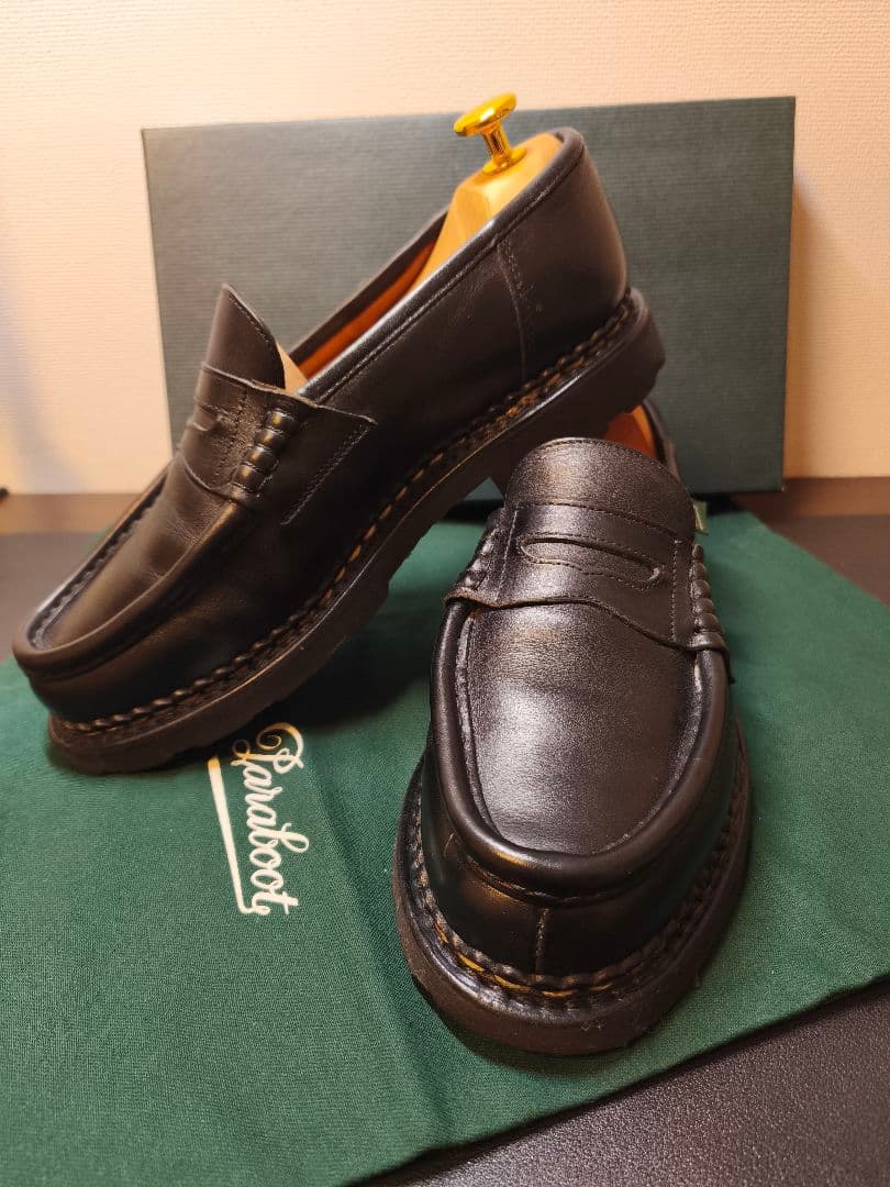 Paraboot REIMS / LIS NOIR UK6 パラブーツ ランス