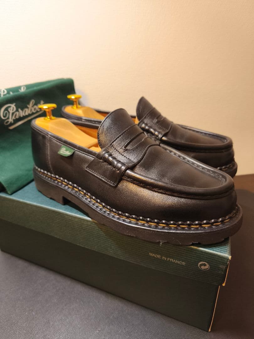 Paraboot REIMS / LIS NOIR UK6 パラブーツ ランス