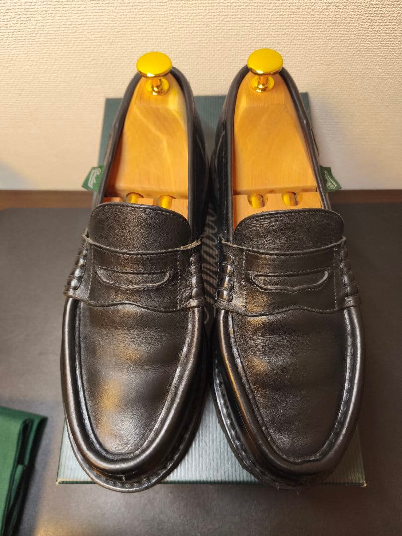 Paraboot REIMS / LIS NOIR UK6 パラブーツ ランス