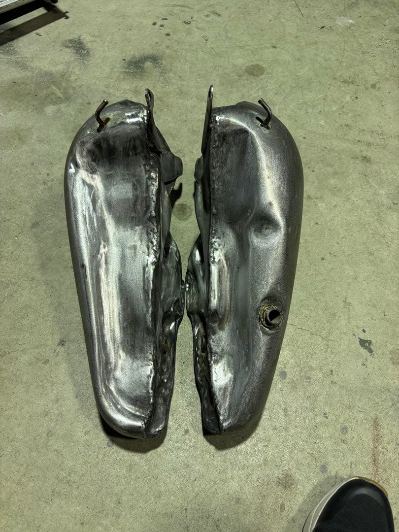 ハーレーダビッドソン分割タンク加工品