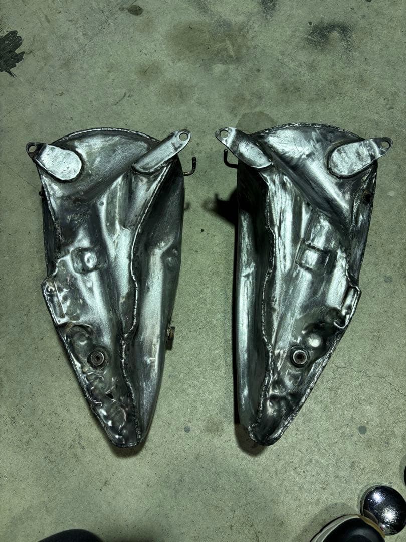 ハーレーダビッドソン分割タンク加工品