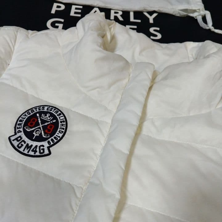 ⭐パーリーゲイツ⭐暖か⭐2wayダウンジャケット⭐ホワイト⭐M⭐