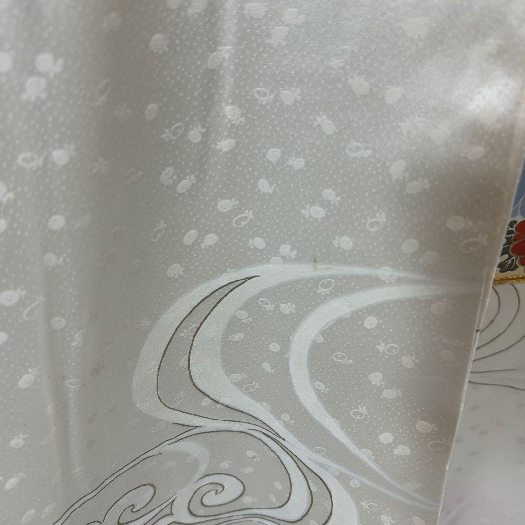 KH19 付下げ 訪問着 アイボリー 白 七五三 式典 フォーマル 身丈161㎝