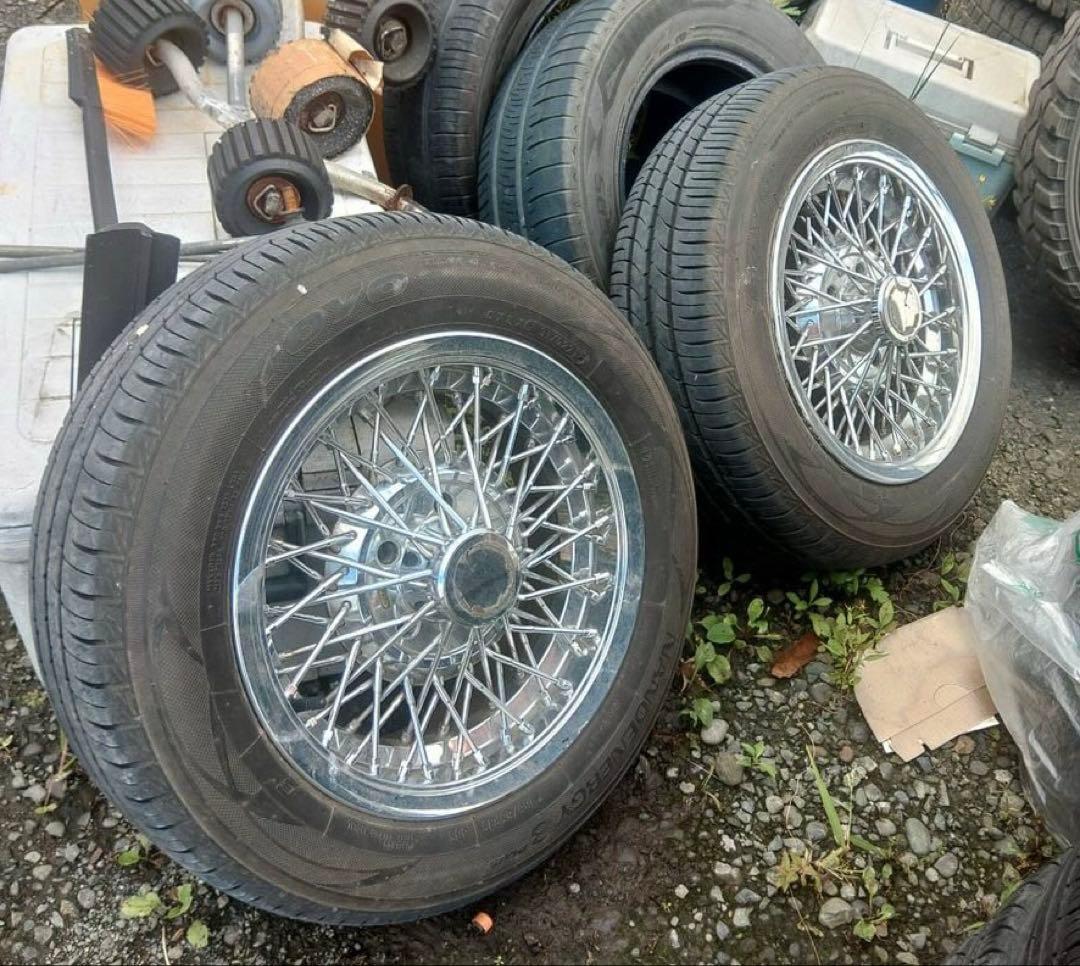 RAYS ワイヤーホイール 15インチ6.5J 114.3 5穴2本セット