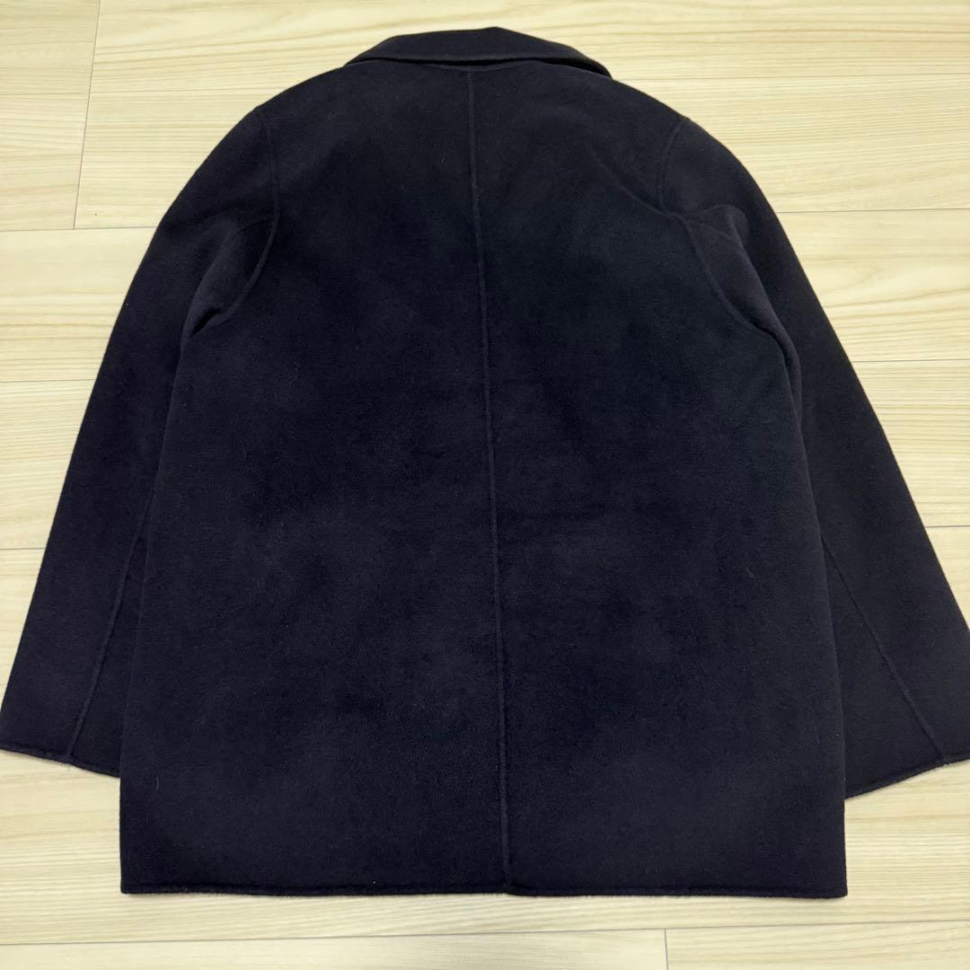 【極美品✨】noble Super160sチェスターミドルコート ネイビー