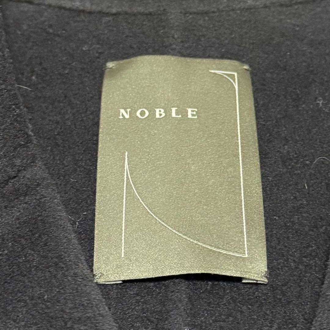 【極美品✨】noble Super160sチェスターミドルコート ネイビー