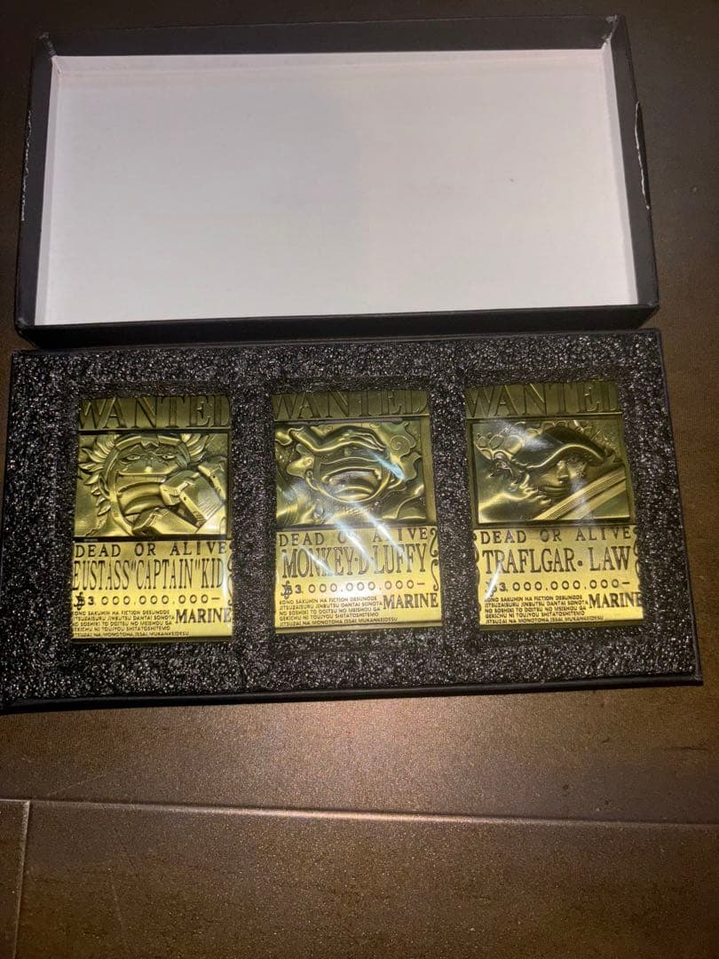 ワンピース　手配書　金属プレート　ギアフィフス