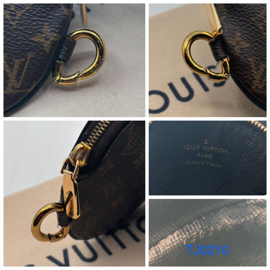 美品　ルイヴィトン　ポシェット　トリオ　モノグラム　パース　小銭入れ