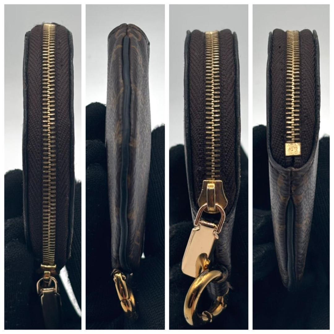 美品　ルイヴィトン　ポシェット　トリオ　モノグラム　パース　小銭入れ