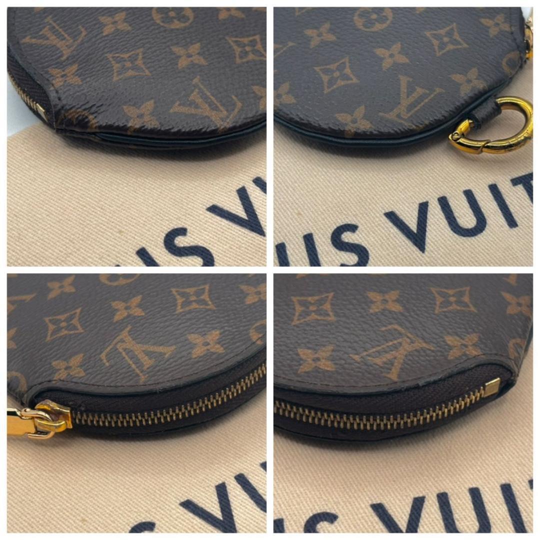 美品　ルイヴィトン　ポシェット　トリオ　モノグラム　パース　小銭入れ