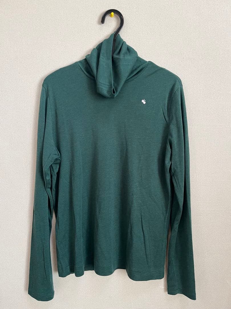 ミナペルホネン pleasant リヨセル　タートル　カットソー　グリーン