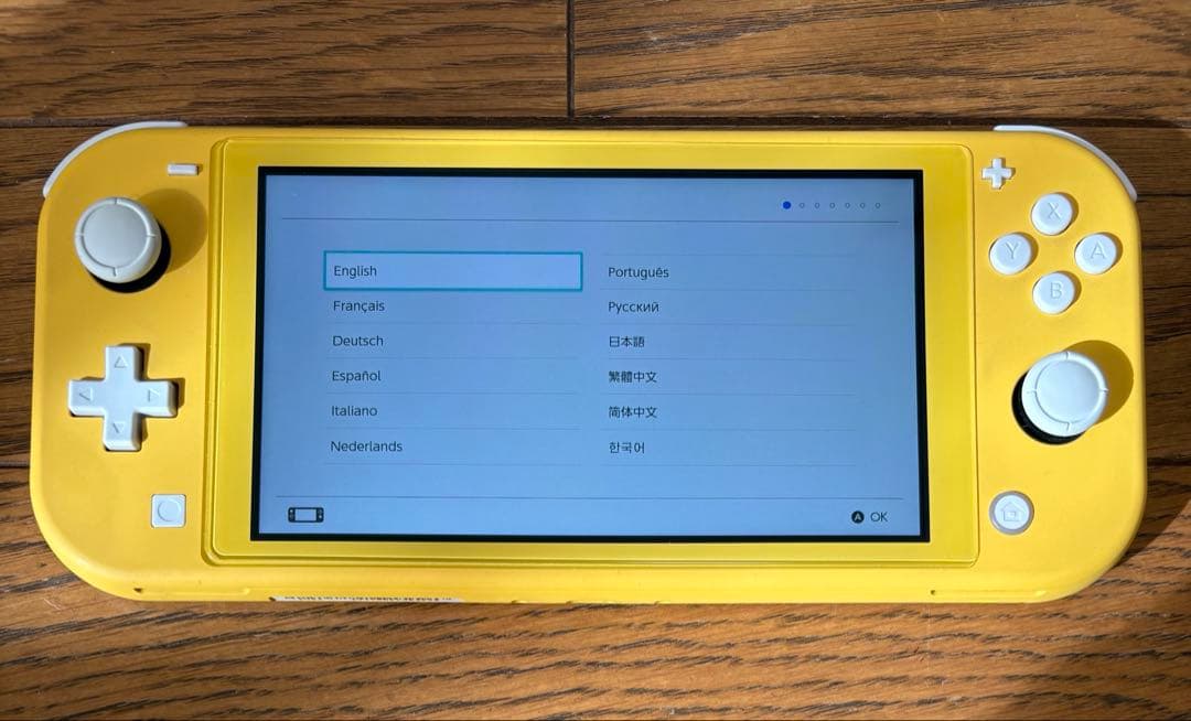 【通電〇】 Switch Lite イエロー ジャンク品
