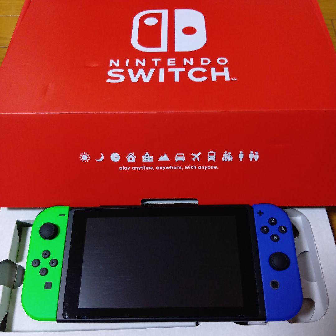 Nintendo Switch 本体 グリーン/ブルー付属品欠品なし箱入り