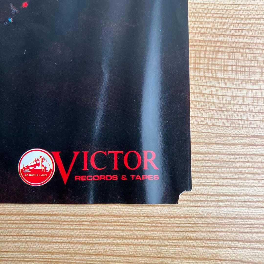 キッス　LPレコード　地獄のロック・ファイアー　ポスターとシール付き