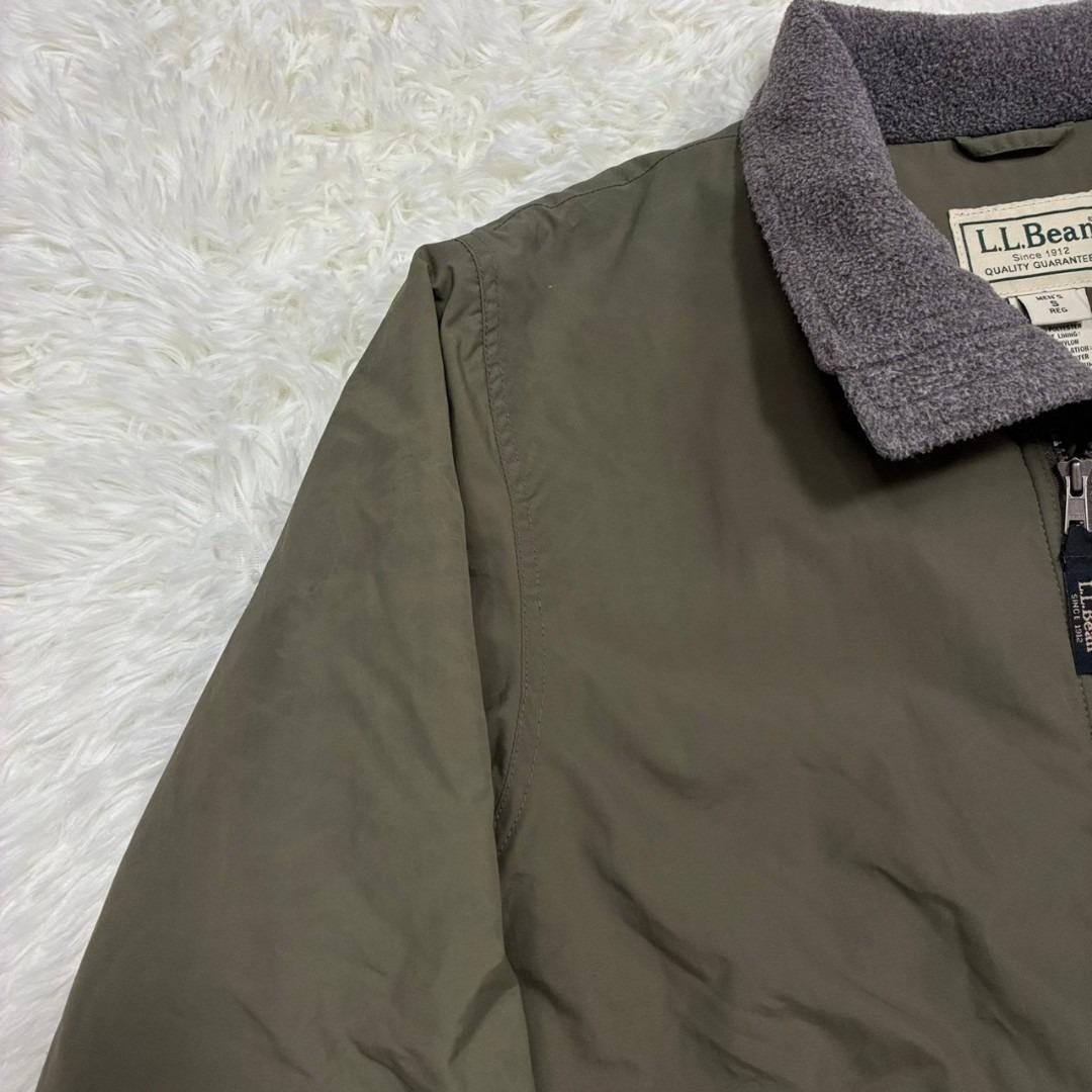 エルエルビーン ウォームアップジャケット ミリタリージャケット ボア カーキ