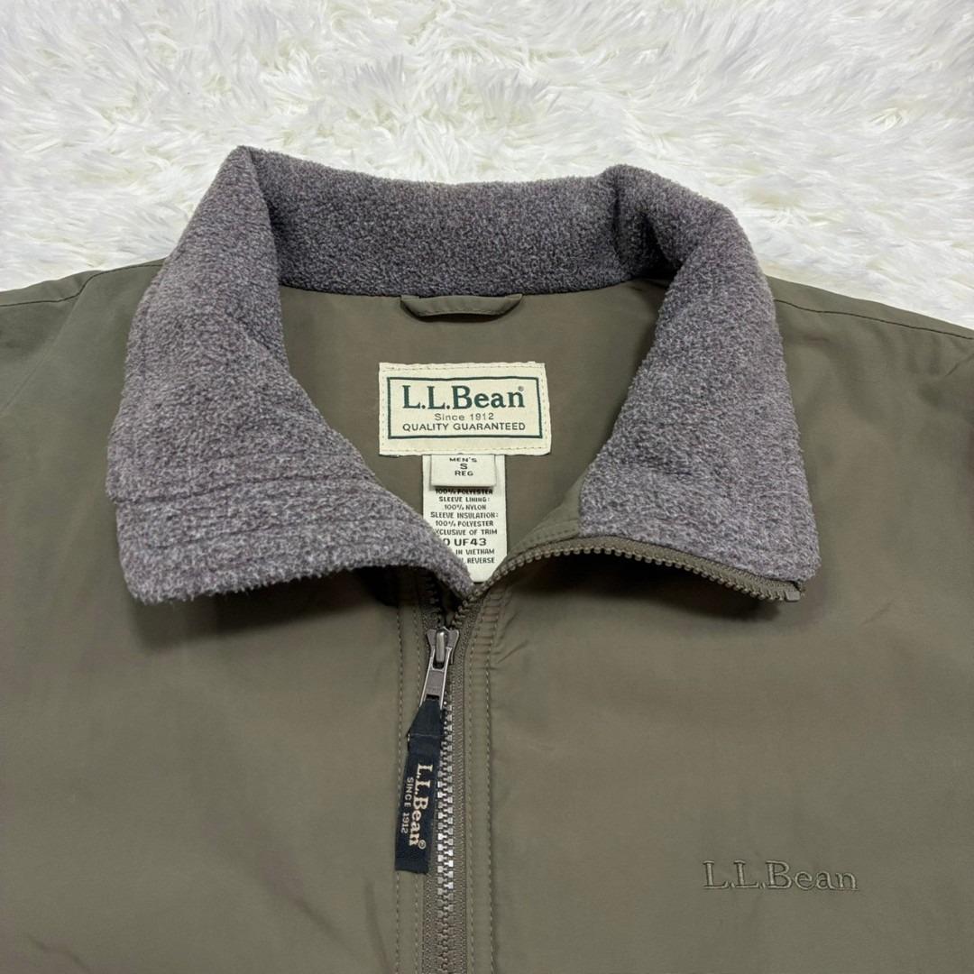 エルエルビーン ウォームアップジャケット ミリタリージャケット ボア カーキ