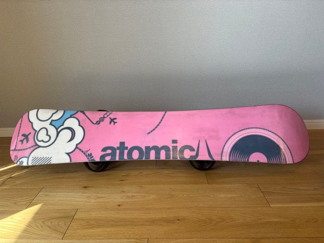 atomic スノーボード ビンディング付 ／訳ありブーツ無料！（希望者）