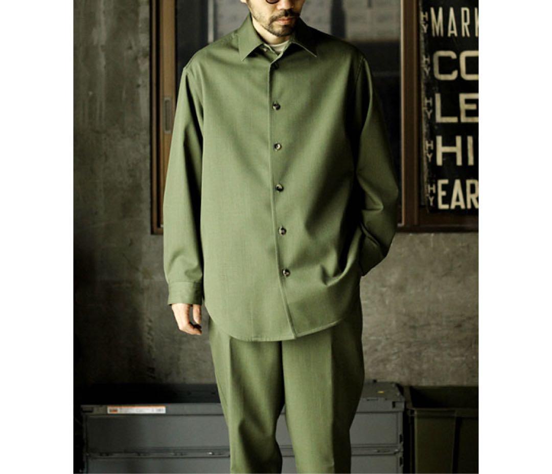 未使用✨AUBETT MELANGE WOOL BAGGY PANTS 4