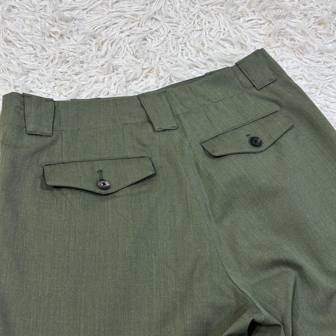 未使用✨AUBETT MELANGE WOOL BAGGY PANTS 4