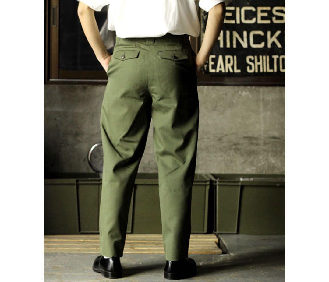 未使用✨AUBETT MELANGE WOOL BAGGY PANTS 4