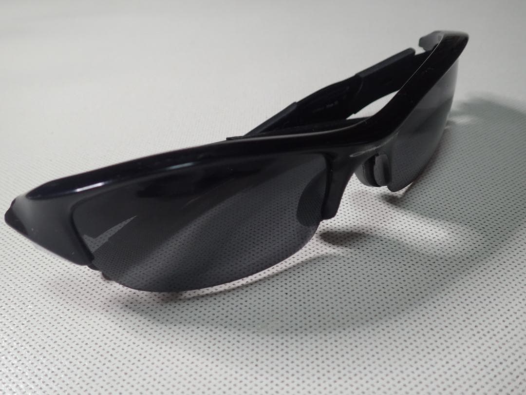 美品 オールブラック フラックジャケット 新品 偏光レンズ オークリー