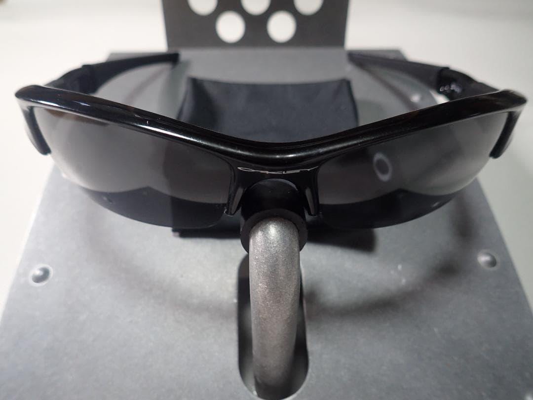 美品 オールブラック フラックジャケット 新品 偏光レンズ オークリー