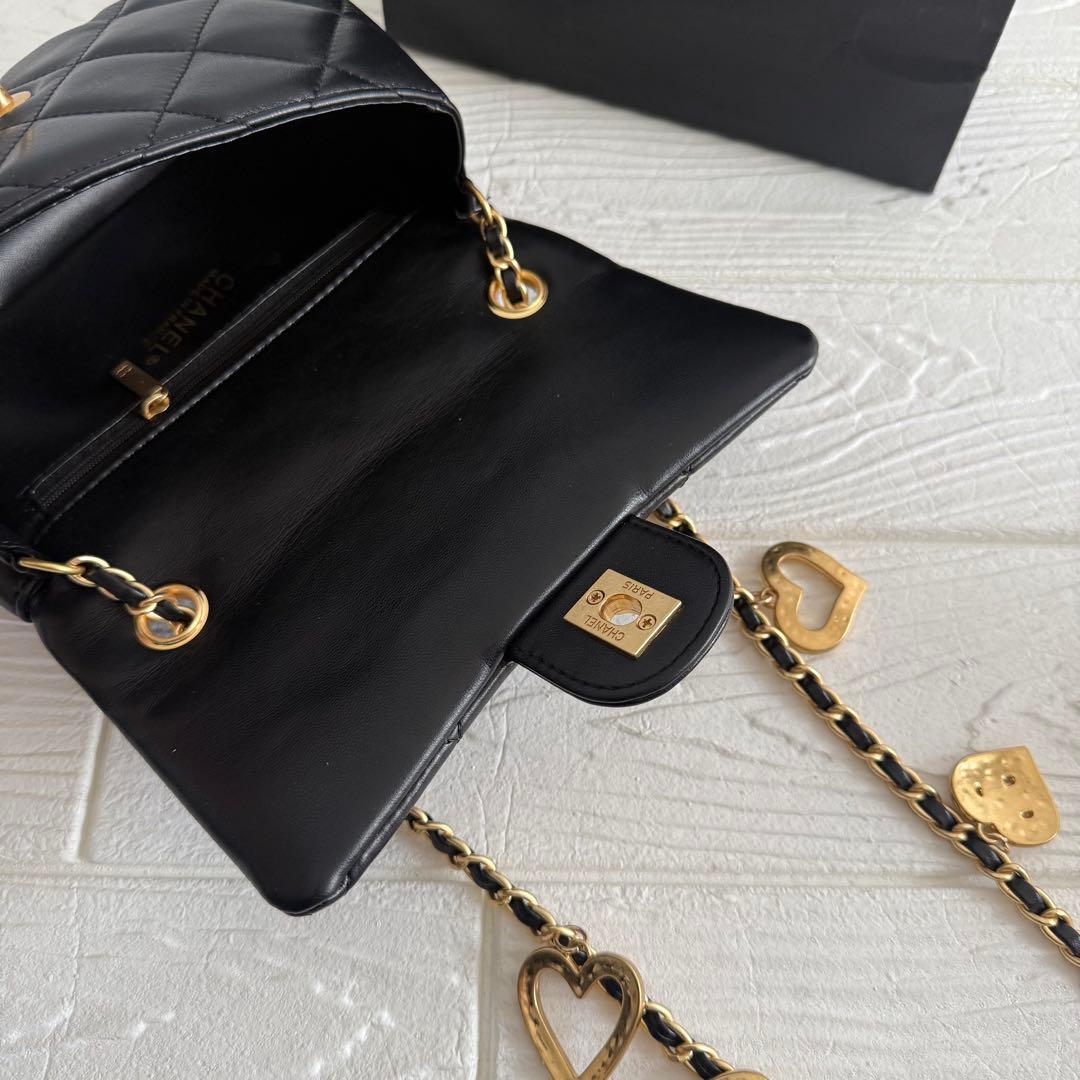 シャネル　CHANEL ハートチェーン　バッグ　ノベルティ