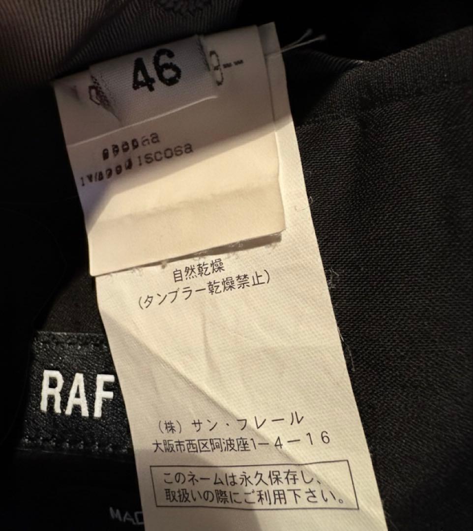 RAF SIMONS / ラフシモンズ テーラーメイド ジャケット 46