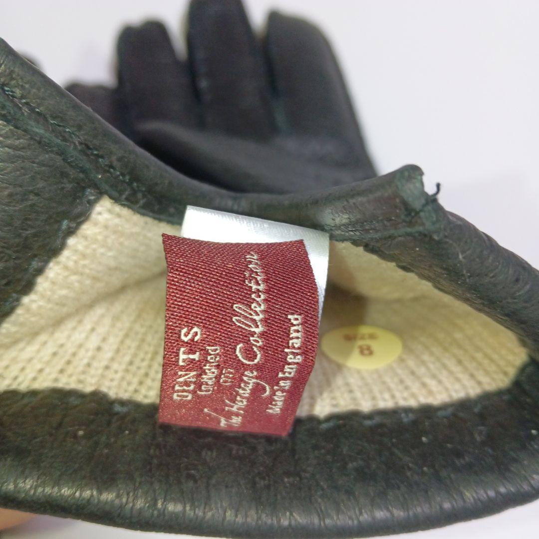 【1/5まで特価/未使用】DENTS 15-1042 ペッカリー 手袋 8 黒