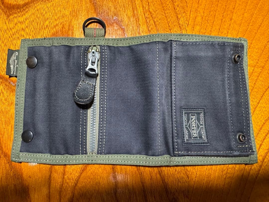 極美品 PORTER バズリクソンズ コラボ 別注 三つ折り財布 ウォレット
