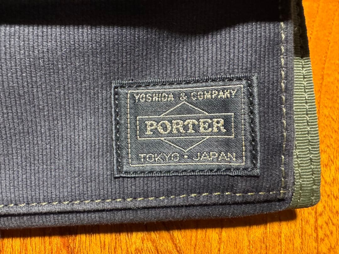 極美品 PORTER バズリクソンズ コラボ 別注 三つ折り財布 ウォレット