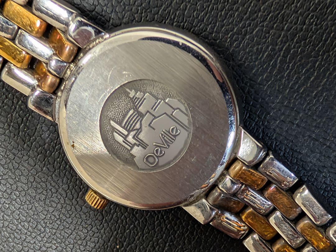 OMEGA De Ville ゴールド シルバー 腕時計 不動