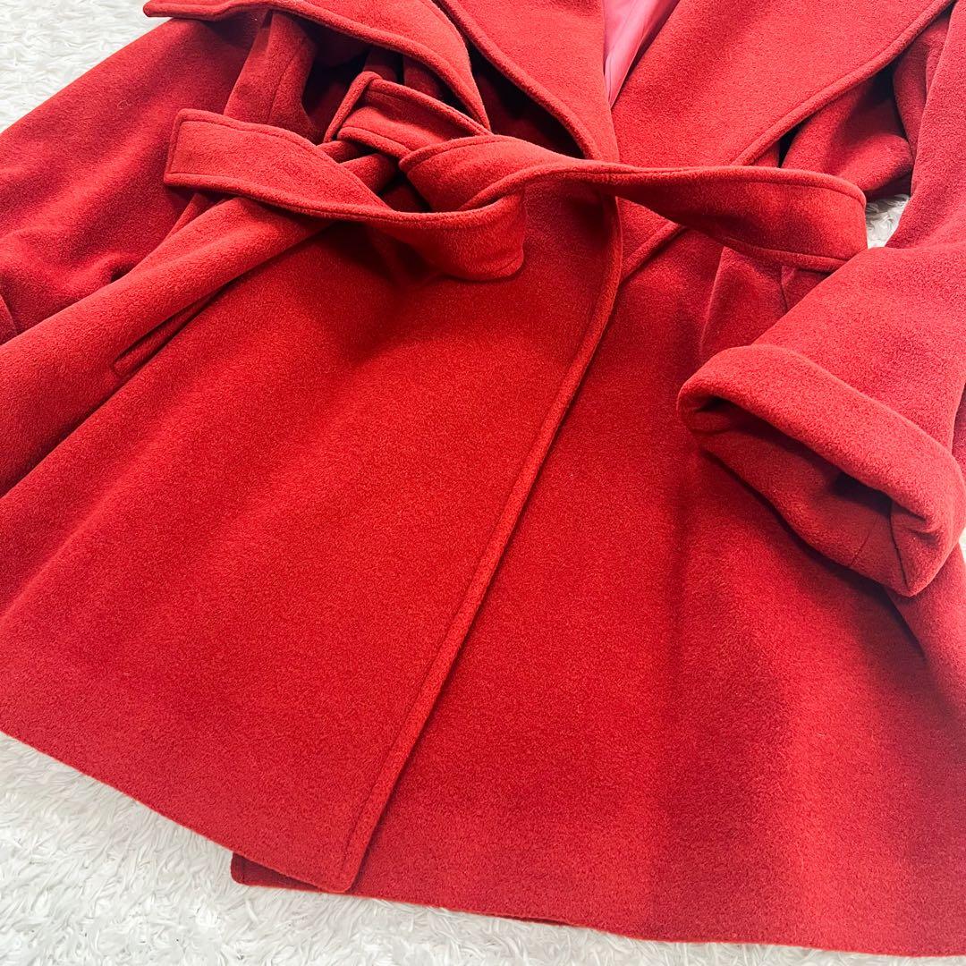 MaxMara フーデッドコート リアルト 女優襟 ベルト フード アンゴラ混