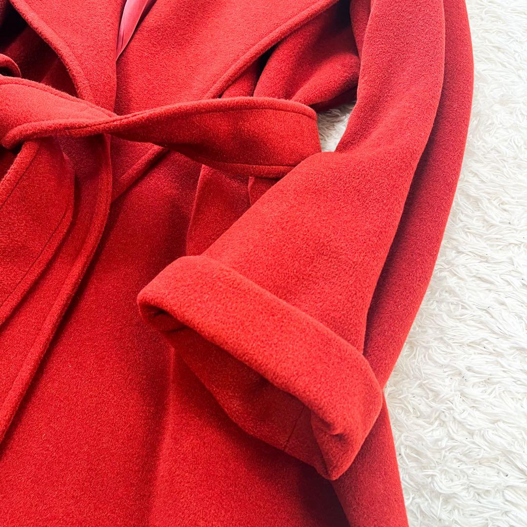 MaxMara フーデッドコート リアルト 女優襟 ベルト フード アンゴラ混